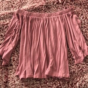 Off the shoulder shirt